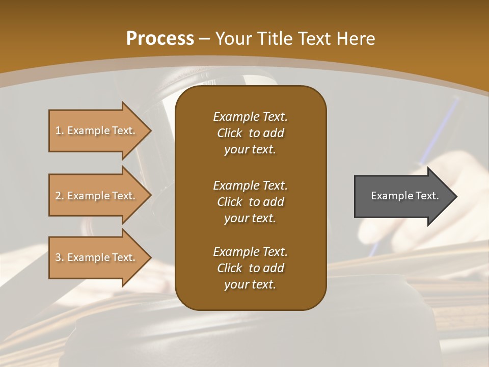 Innocent Litigation Female PowerPoint Template