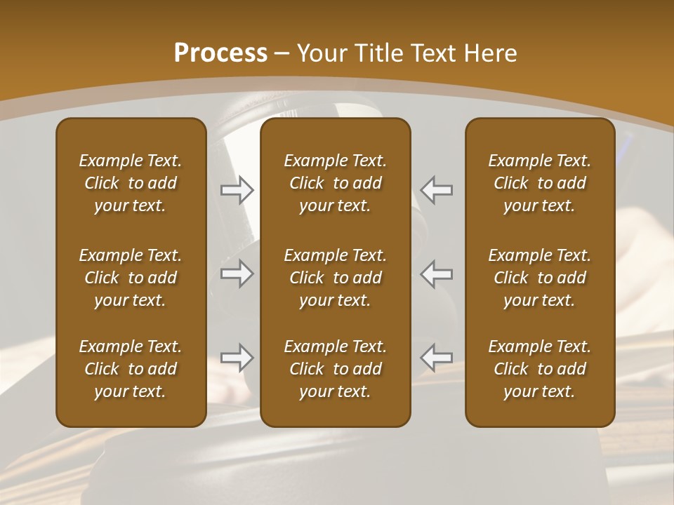 Innocent Litigation Female PowerPoint Template