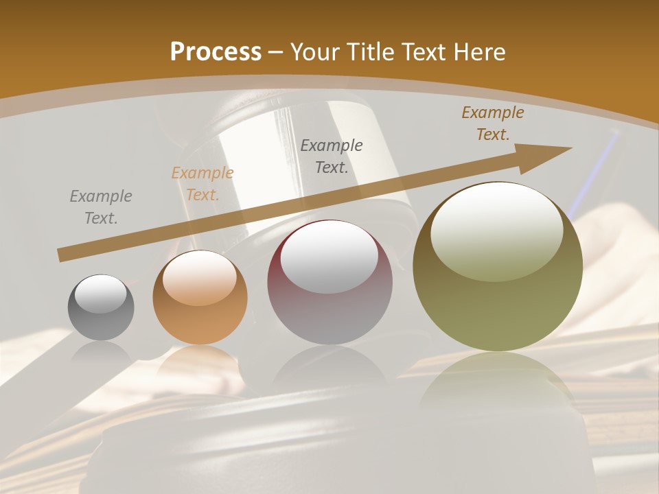Innocent Litigation Female PowerPoint Template