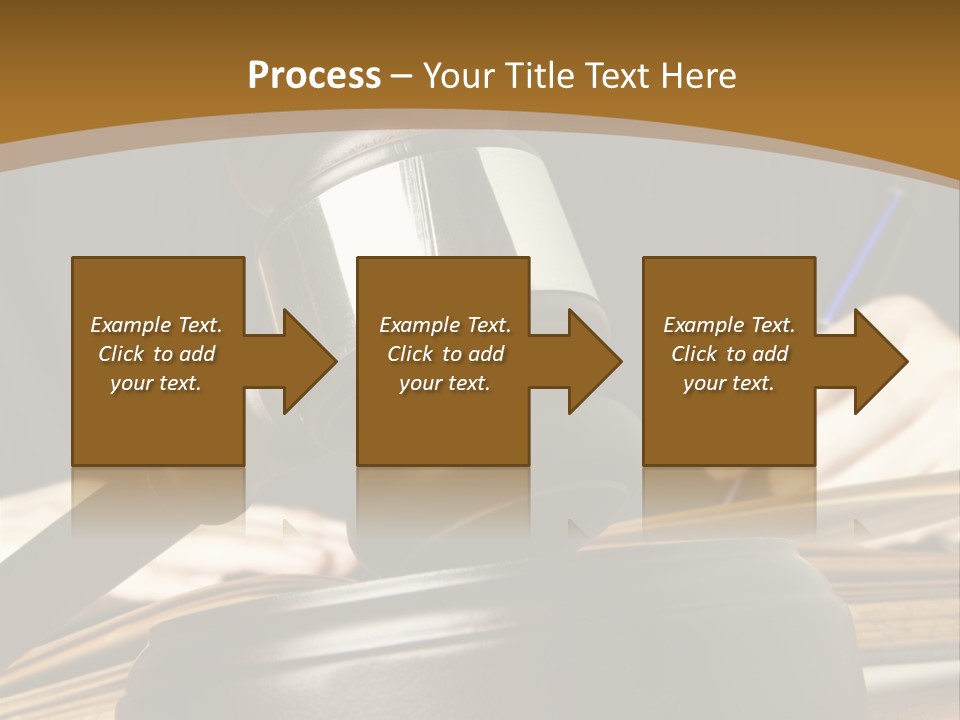 Innocent Litigation Female PowerPoint Template