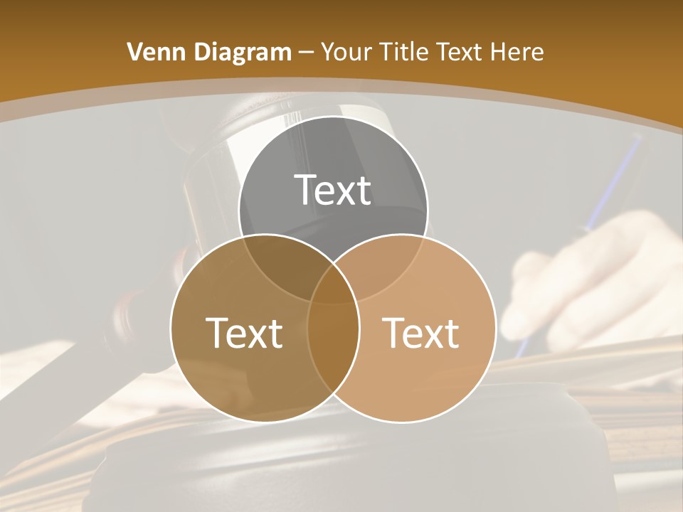 Innocent Litigation Female PowerPoint Template