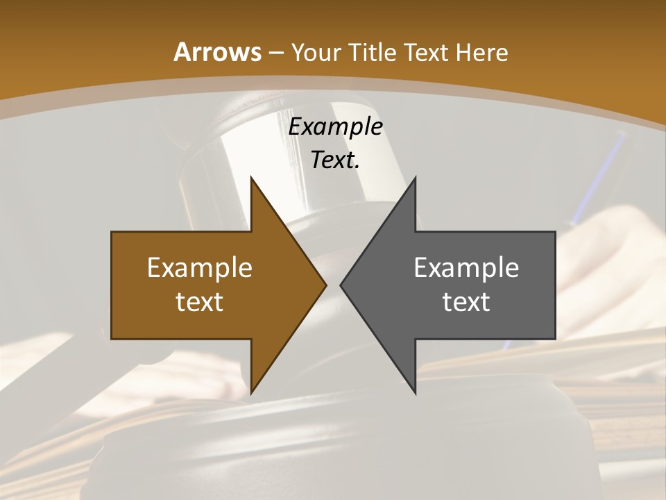 Innocent Litigation Female PowerPoint Template