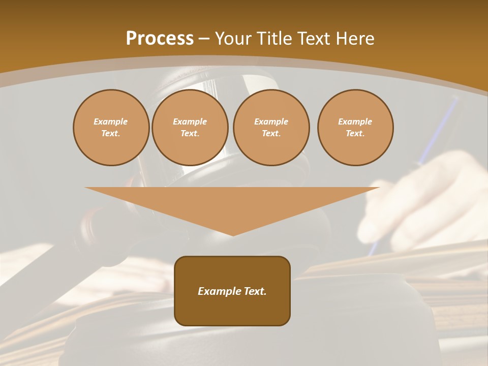 Innocent Litigation Female PowerPoint Template