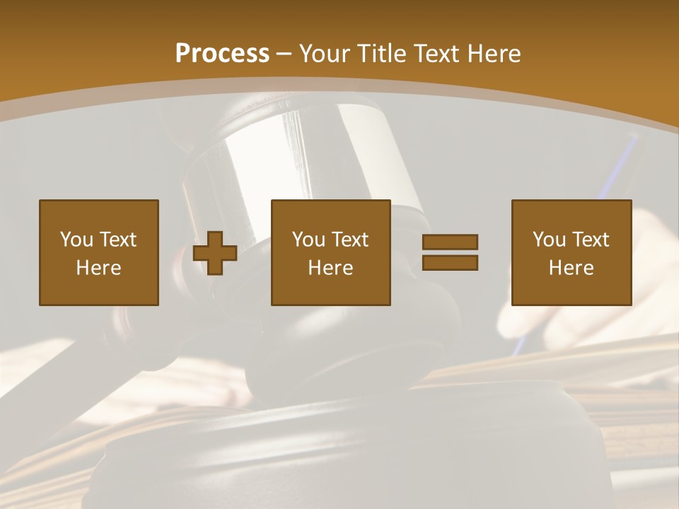 Innocent Litigation Female PowerPoint Template