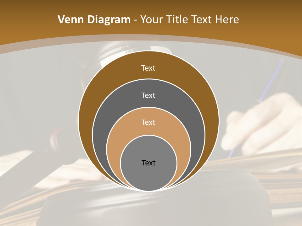 Innocent Litigation Female PowerPoint Template