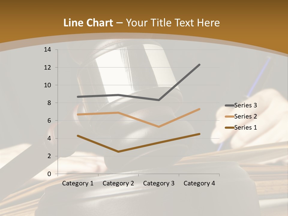 Innocent Litigation Female PowerPoint Template