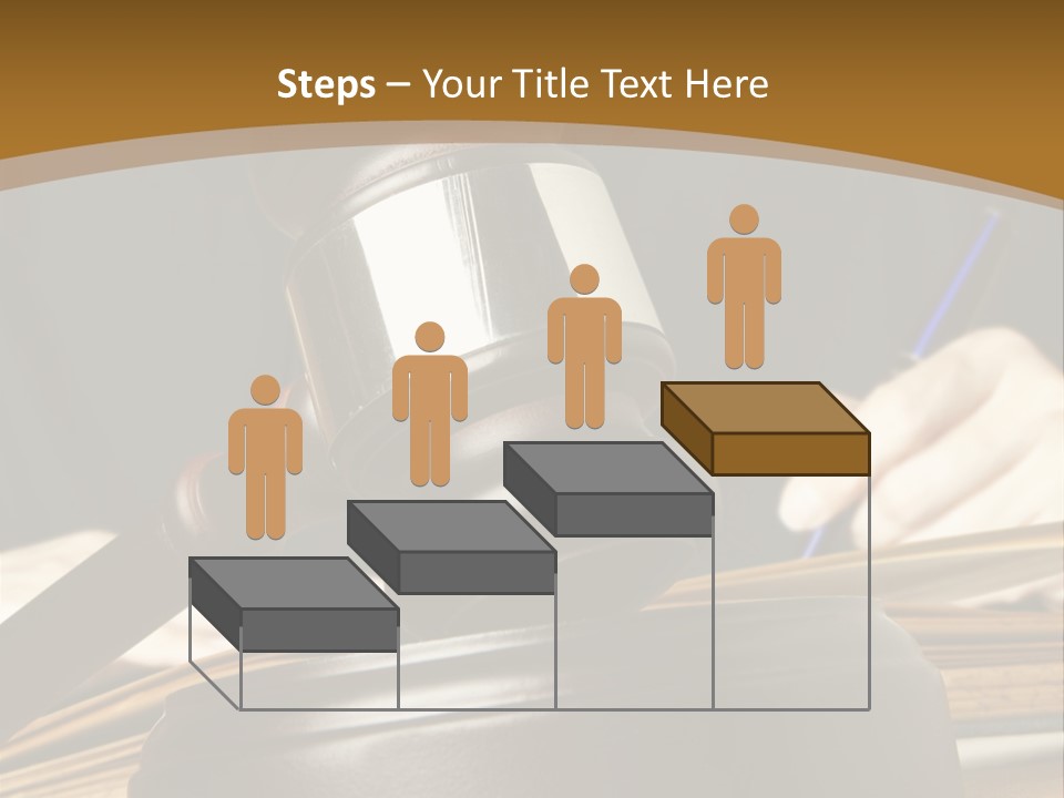 Innocent Litigation Female PowerPoint Template