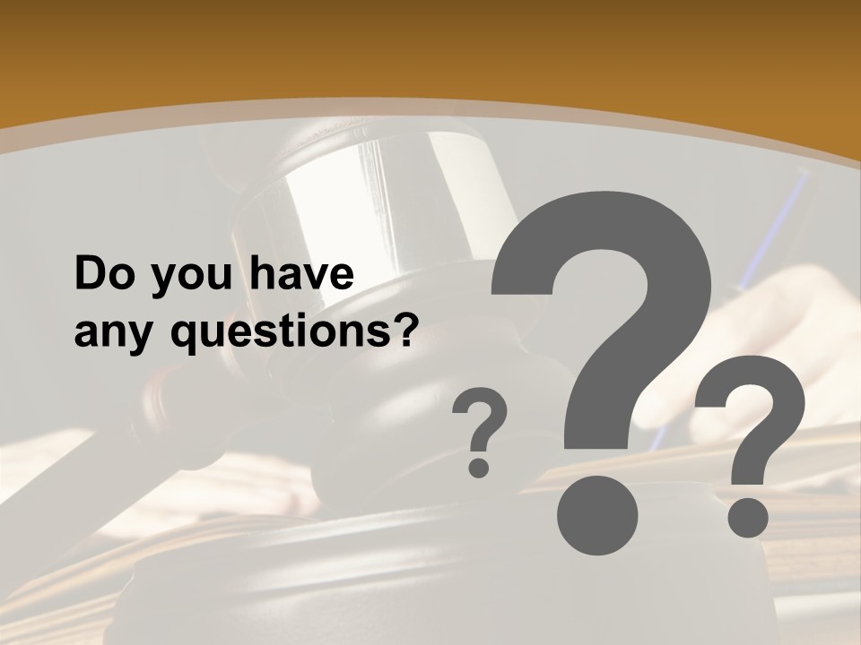 Innocent Litigation Female PowerPoint Template