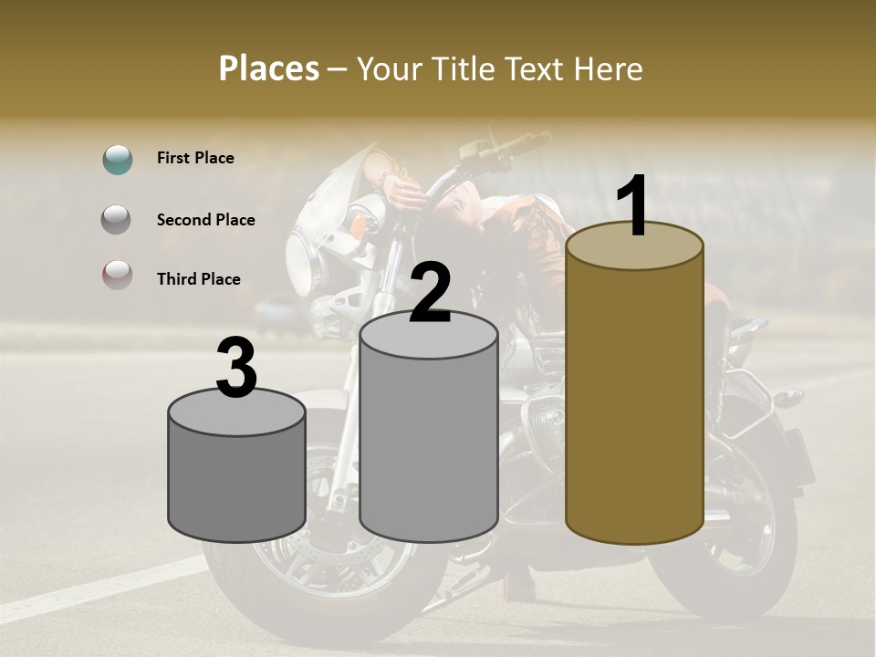 Beautiful Female Joy PowerPoint Template