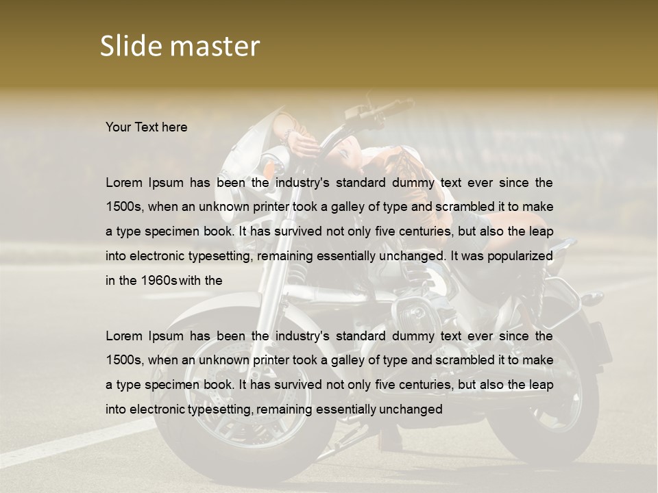 Beautiful Female Joy PowerPoint Template