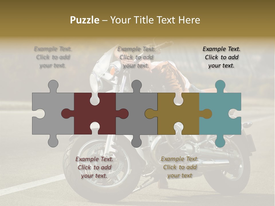 Beautiful Female Joy PowerPoint Template