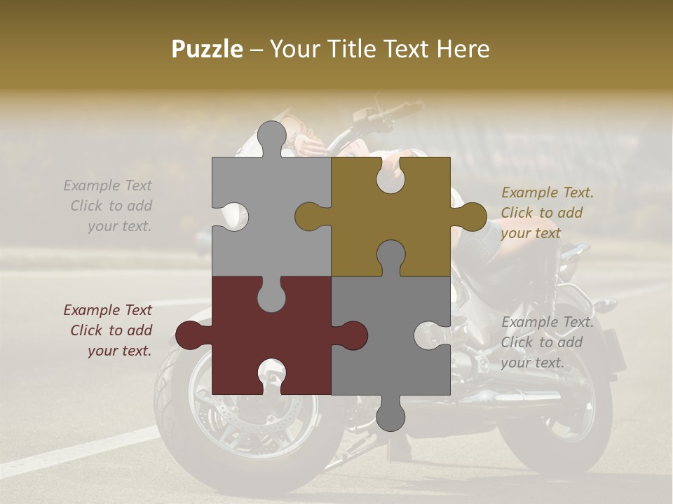 Beautiful Female Joy PowerPoint Template