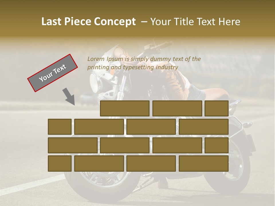 Beautiful Female Joy PowerPoint Template