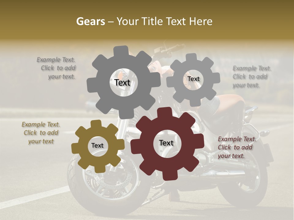 Beautiful Female Joy PowerPoint Template