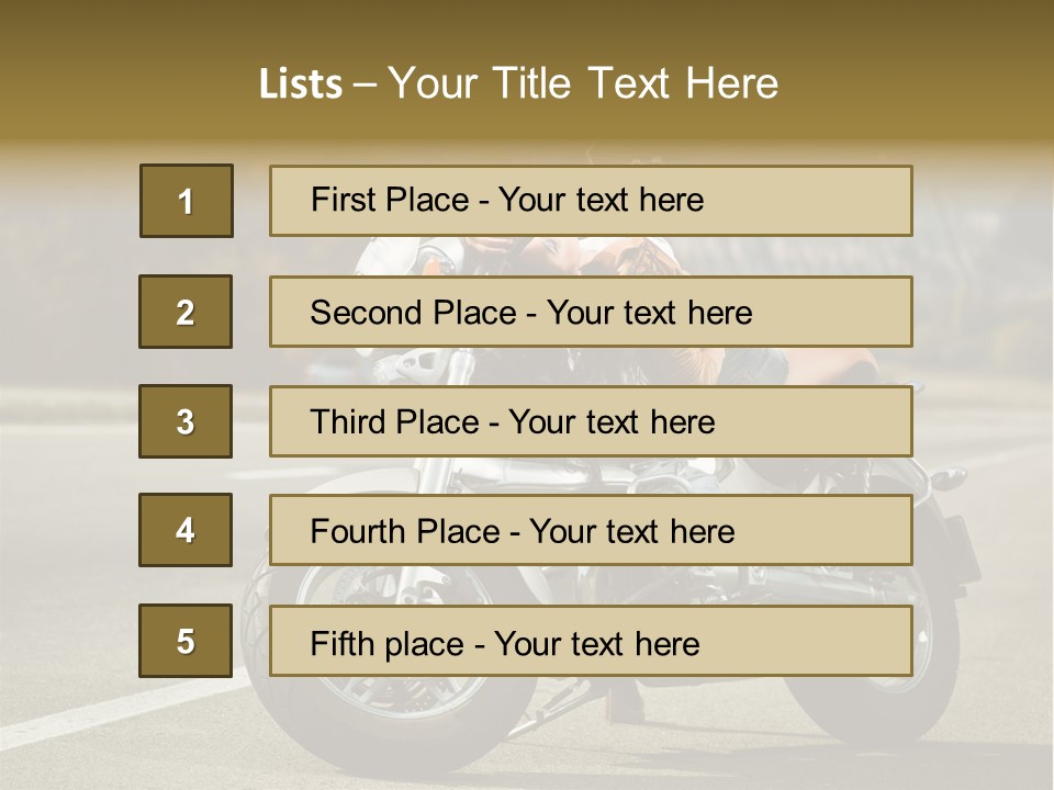 Beautiful Female Joy PowerPoint Template