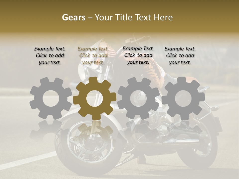 Beautiful Female Joy PowerPoint Template