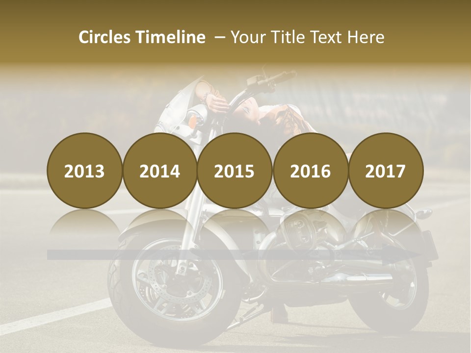 Beautiful Female Joy PowerPoint Template