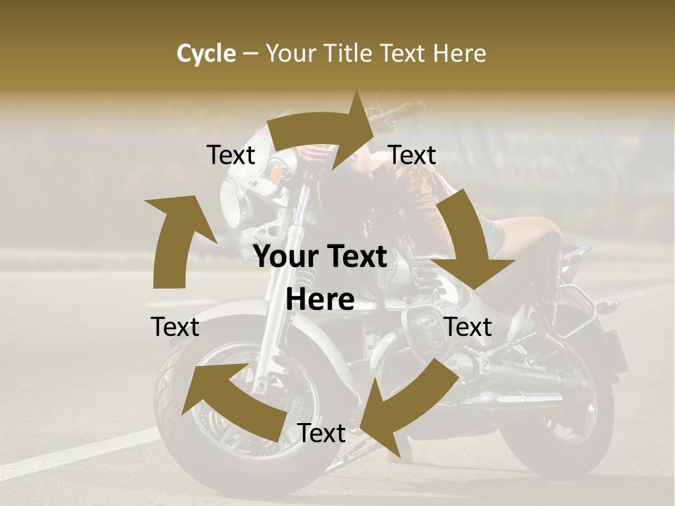 Beautiful Female Joy PowerPoint Template