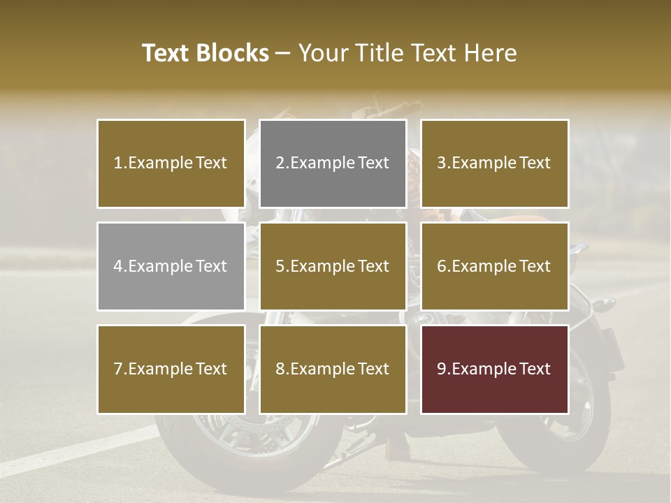 Beautiful Female Joy PowerPoint Template