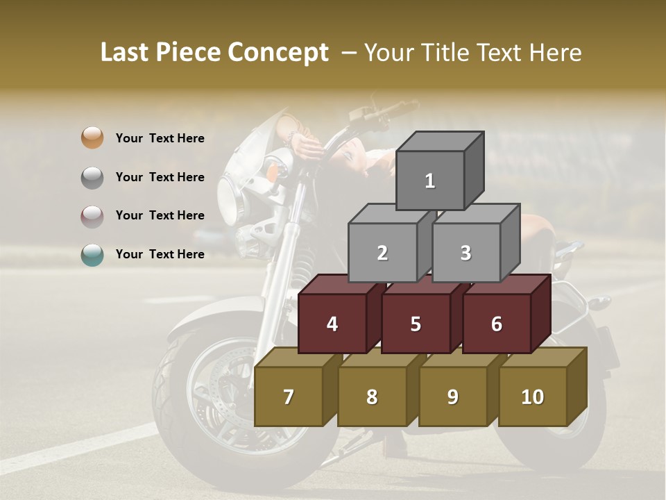 Beautiful Female Joy PowerPoint Template