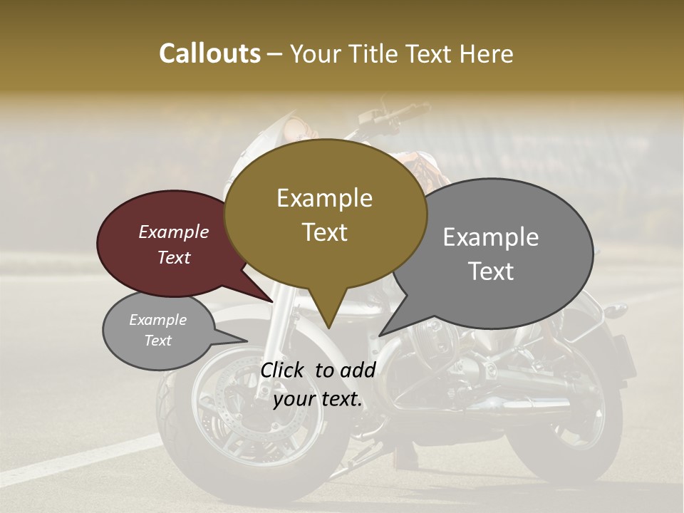 Beautiful Female Joy PowerPoint Template