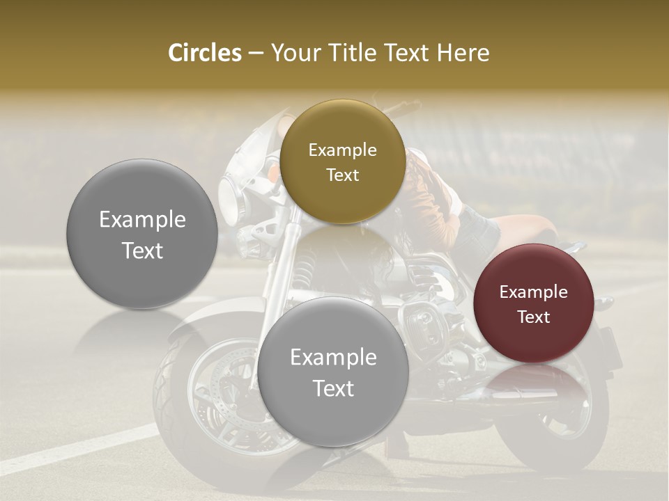 Beautiful Female Joy PowerPoint Template