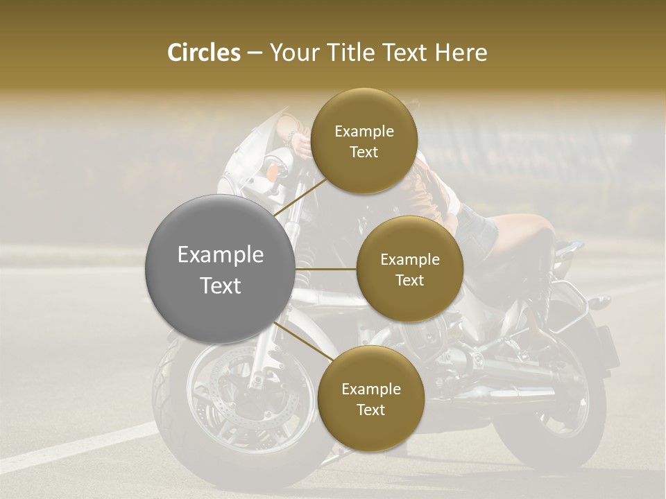 Beautiful Female Joy PowerPoint Template