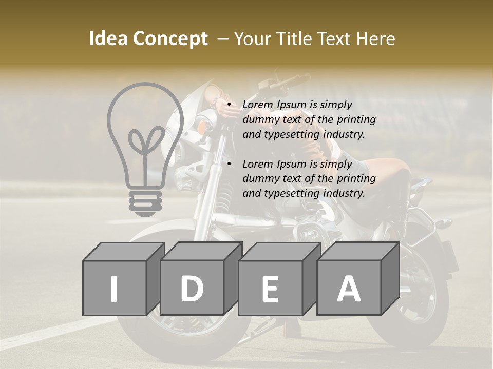 Beautiful Female Joy PowerPoint Template