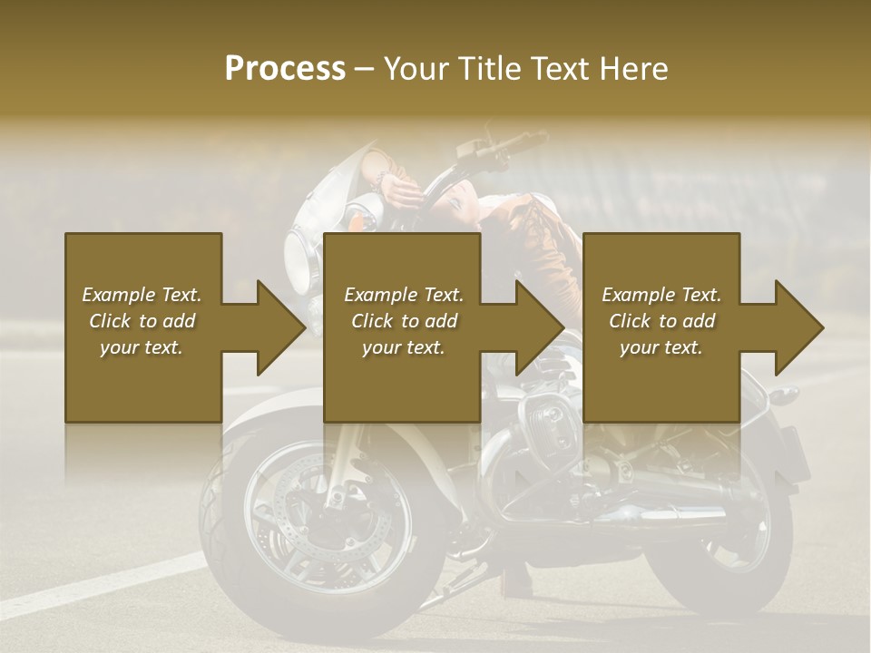 Beautiful Female Joy PowerPoint Template