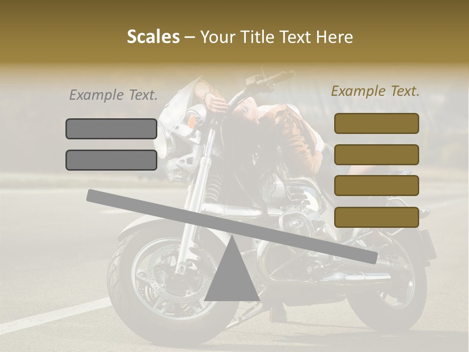 Beautiful Female Joy PowerPoint Template