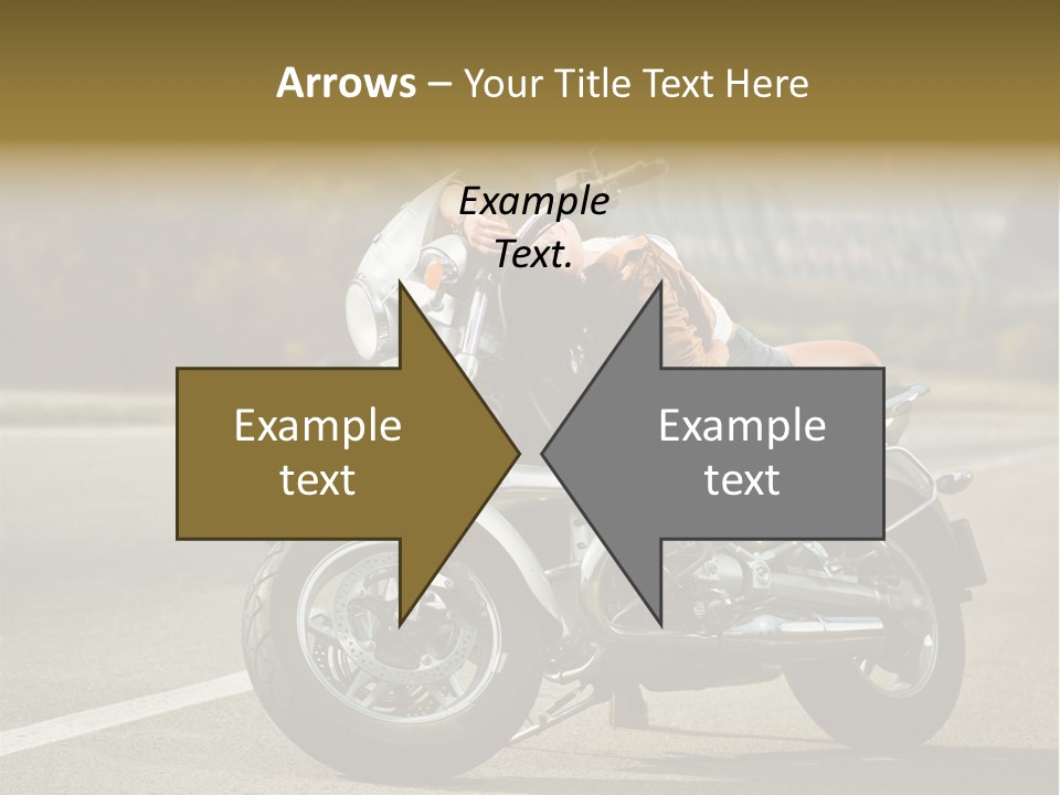 Beautiful Female Joy PowerPoint Template