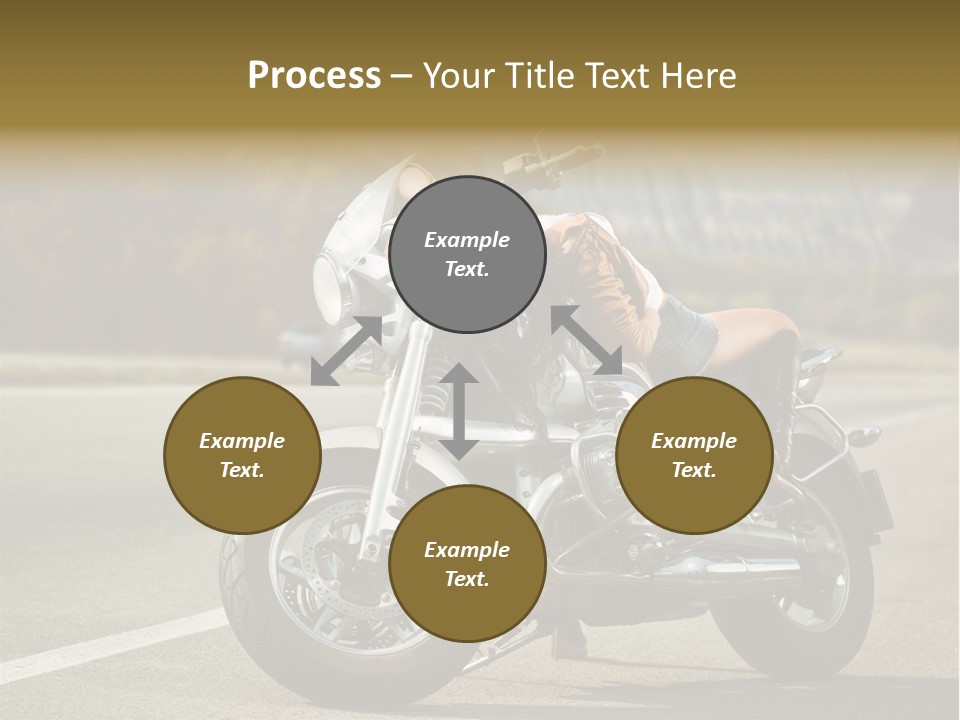 Beautiful Female Joy PowerPoint Template