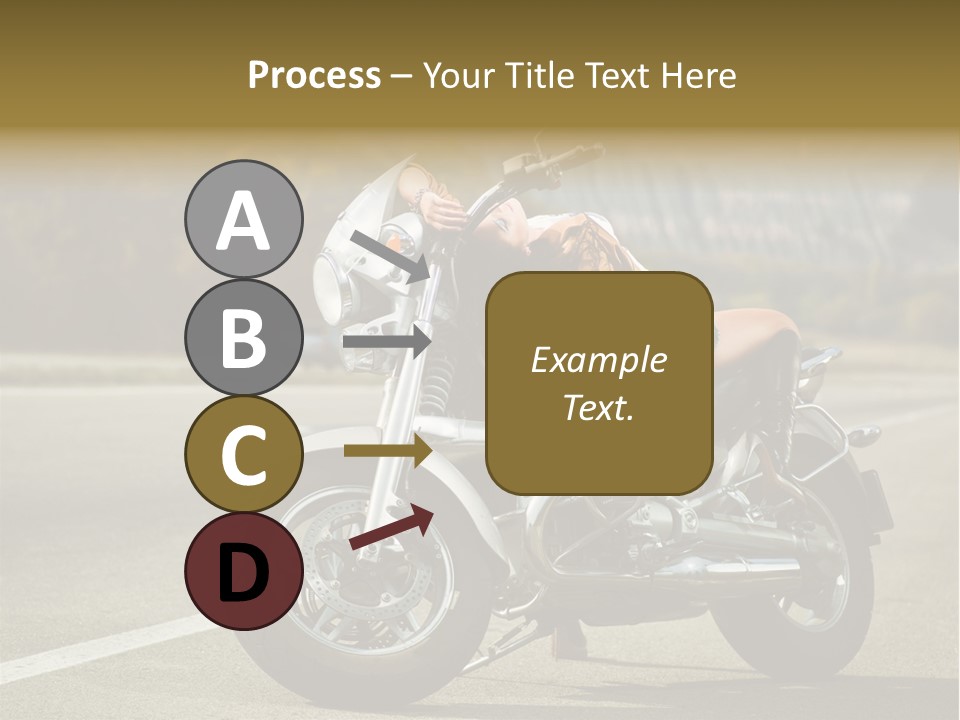 Beautiful Female Joy PowerPoint Template