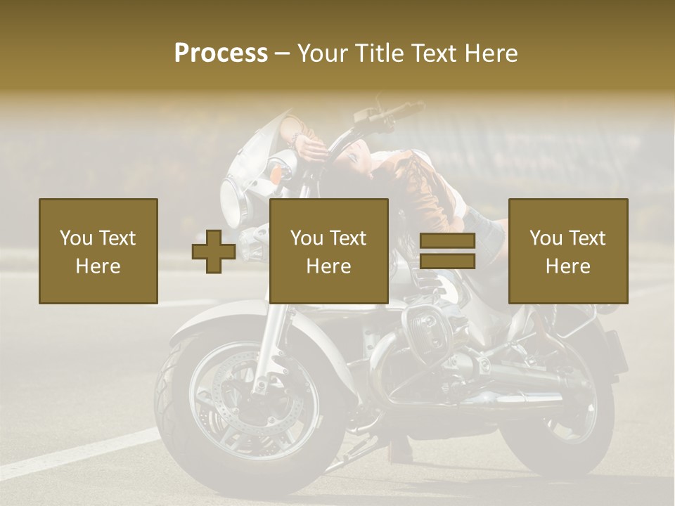 Beautiful Female Joy PowerPoint Template