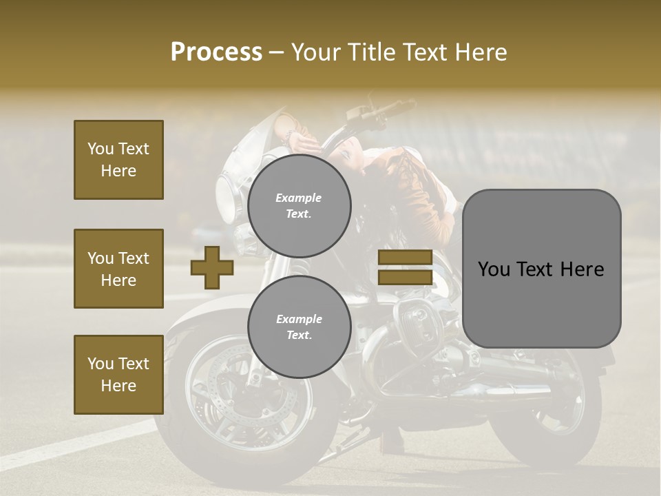 Beautiful Female Joy PowerPoint Template
