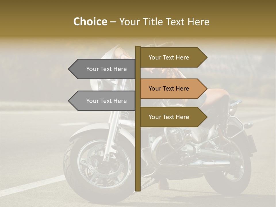 Beautiful Female Joy PowerPoint Template