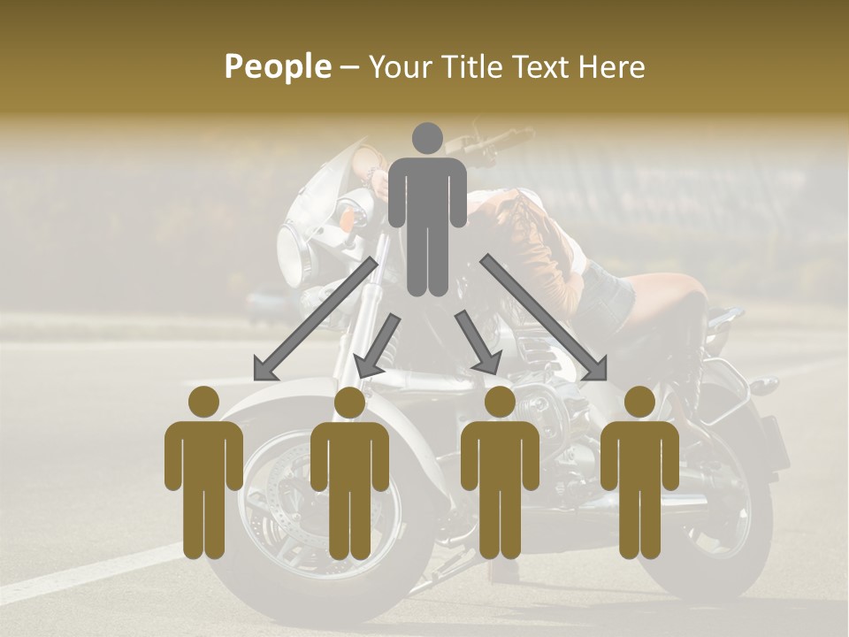 Beautiful Female Joy PowerPoint Template