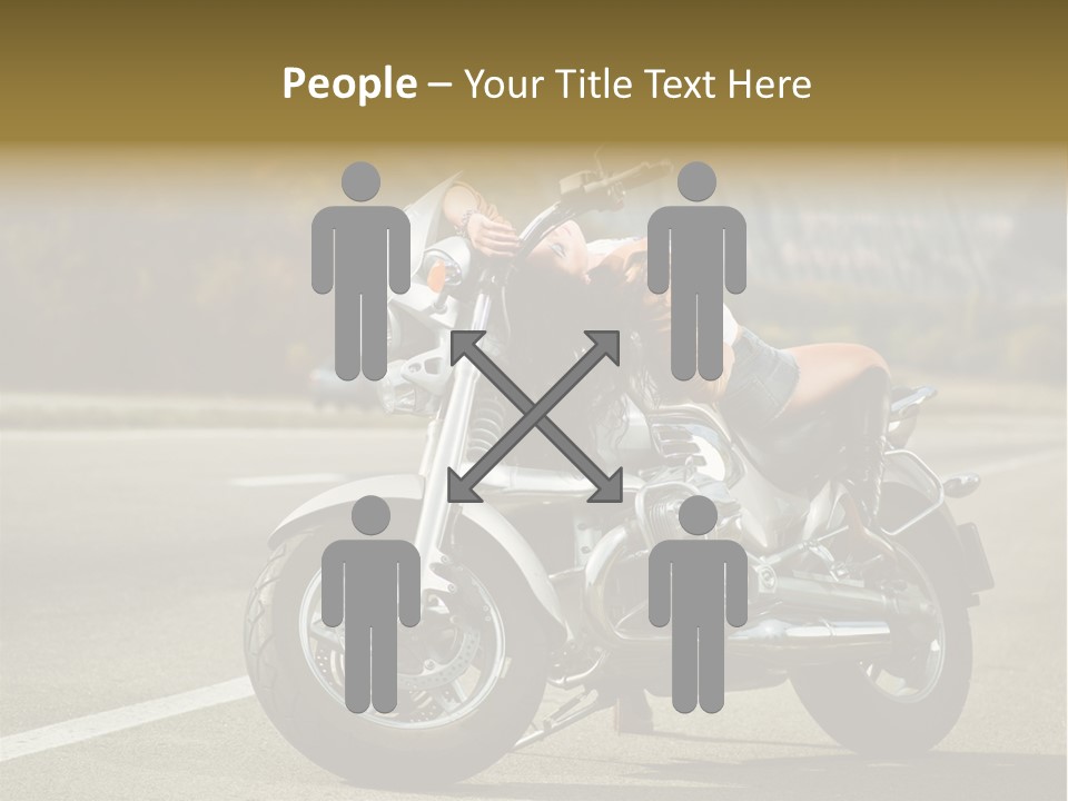 Beautiful Female Joy PowerPoint Template