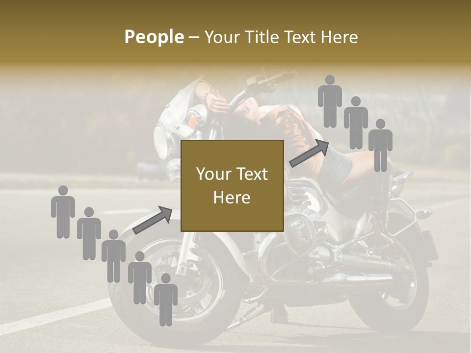 Beautiful Female Joy PowerPoint Template