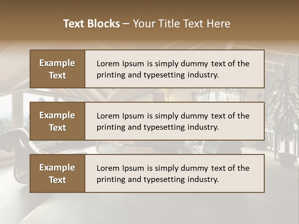 Apartment White Floor PowerPoint Template
