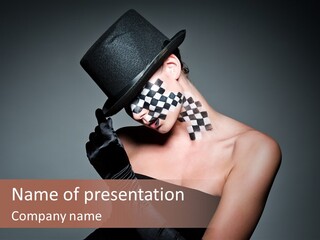 Adult Crazy Feminine PowerPoint Template