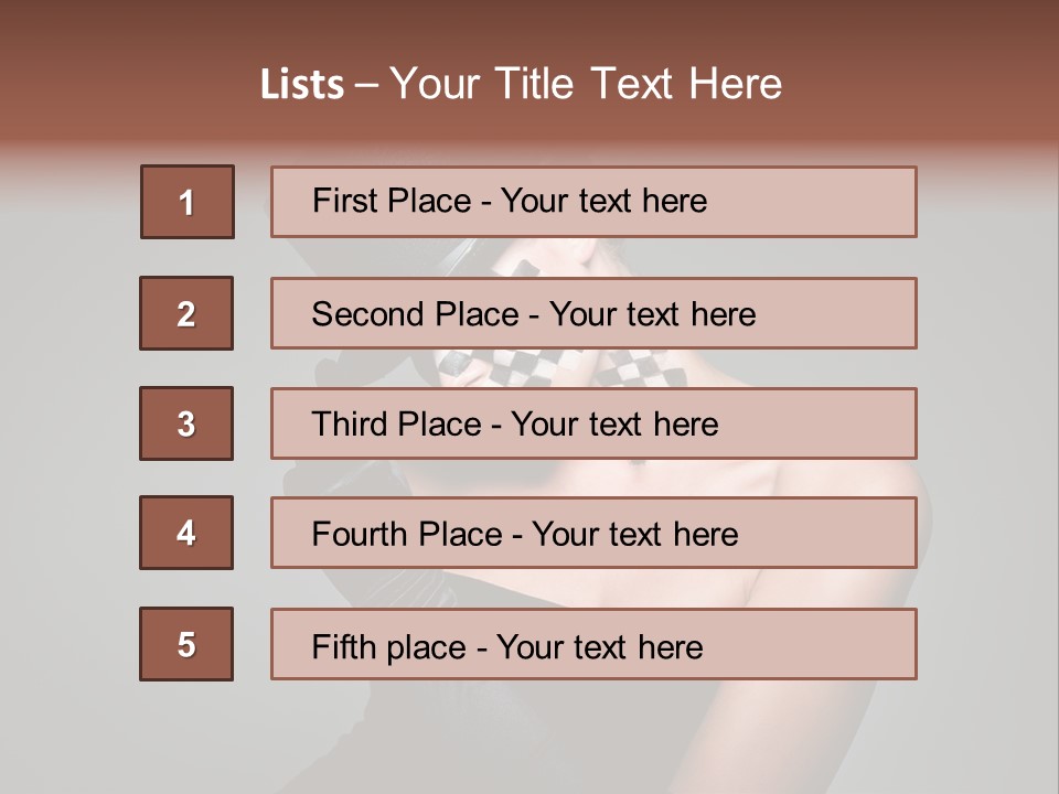 Adult Crazy Feminine PowerPoint Template