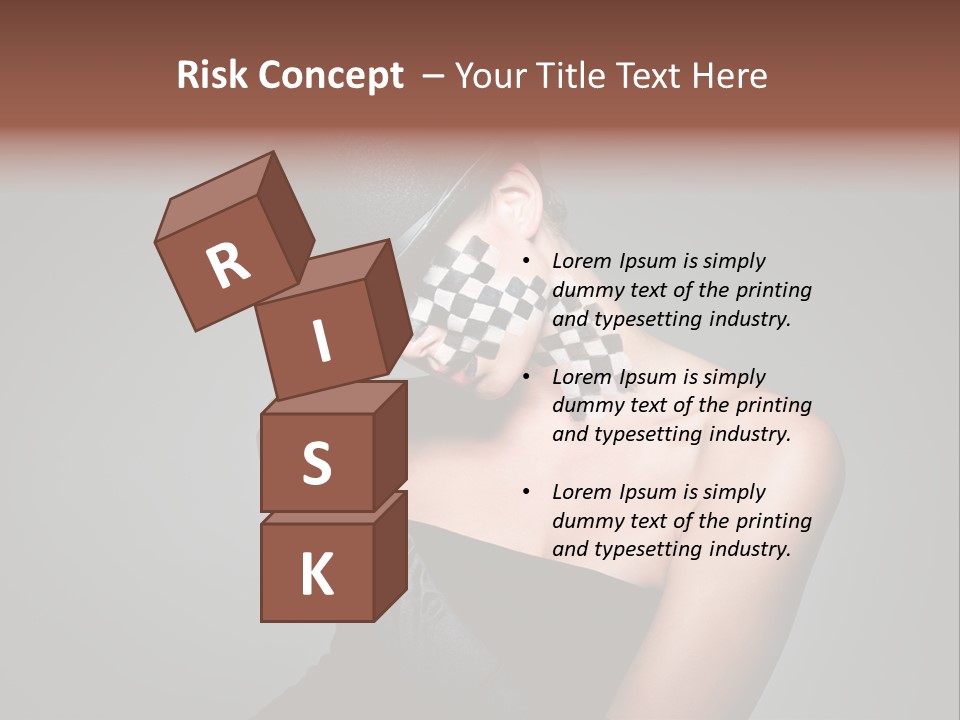 Adult Crazy Feminine PowerPoint Template