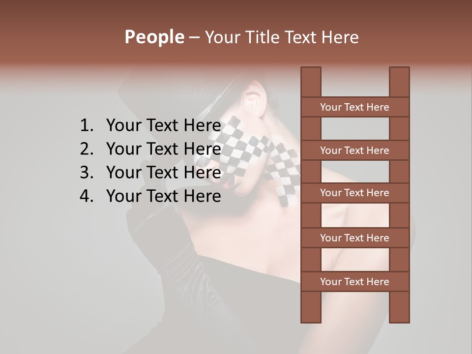 Adult Crazy Feminine PowerPoint Template