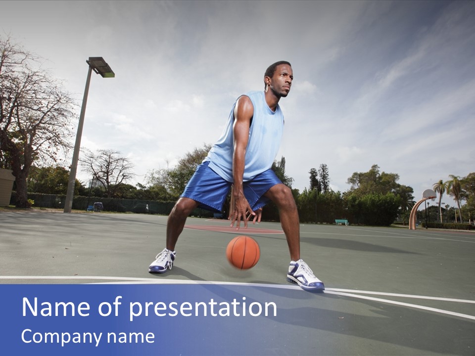 Colour Sport American PowerPoint Template