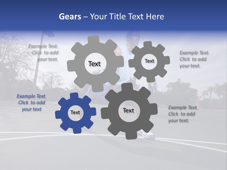 Colour Sport American PowerPoint Template