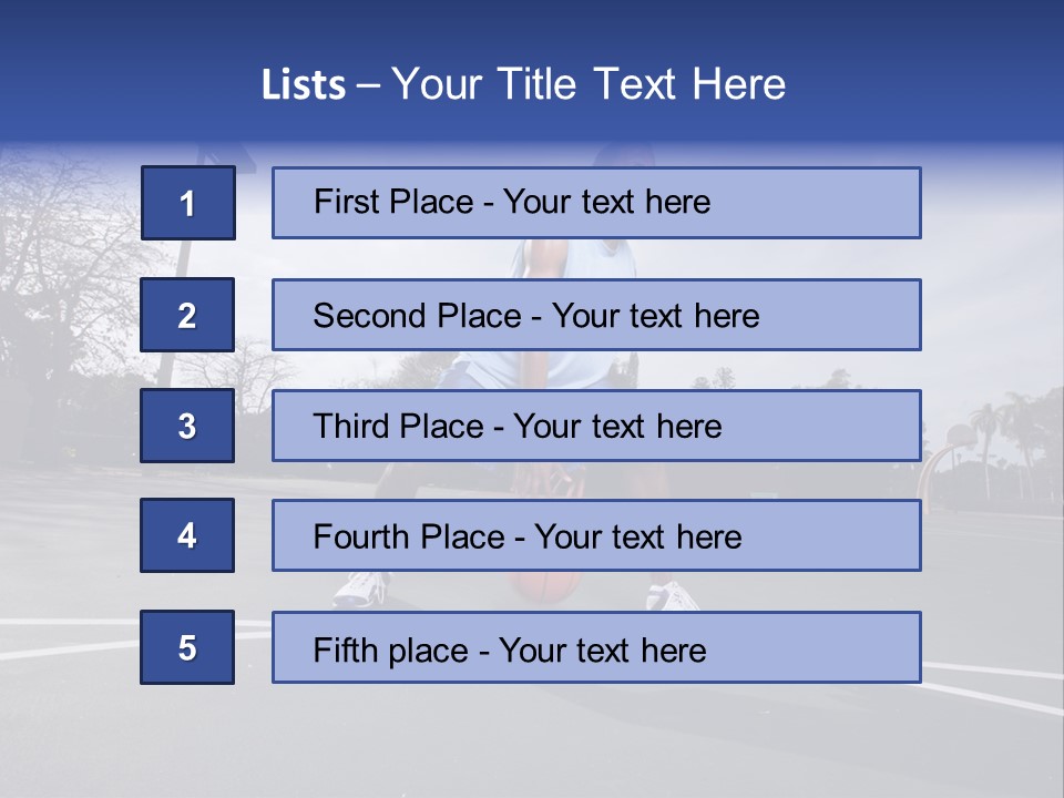 Colour Sport American PowerPoint Template