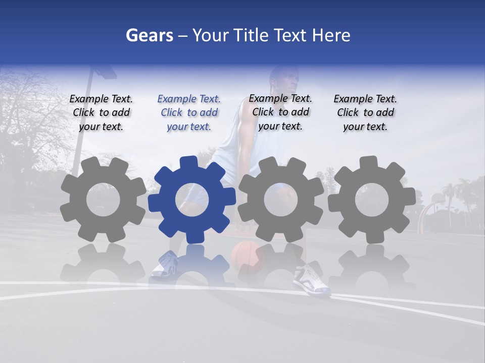 Colour Sport American PowerPoint Template