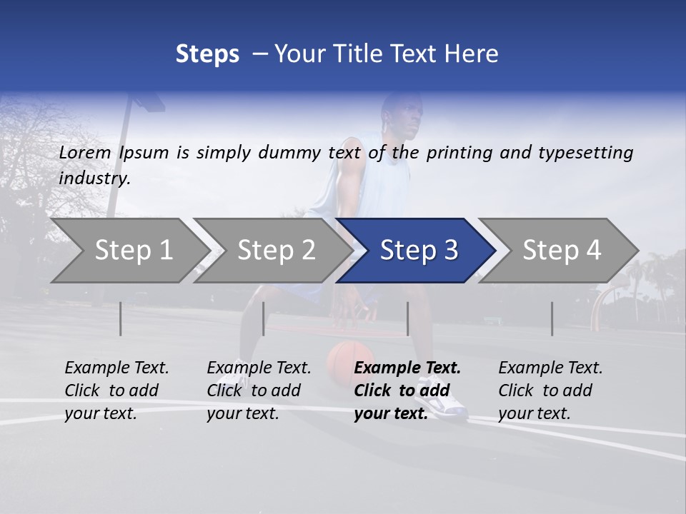 Colour Sport American PowerPoint Template