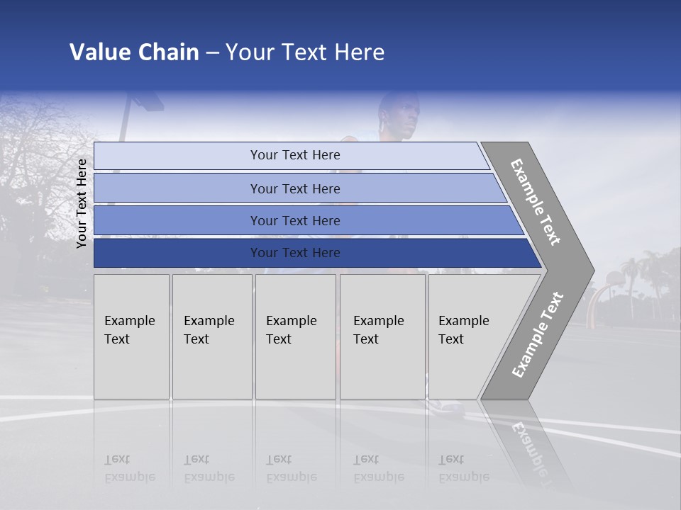 Colour Sport American PowerPoint Template